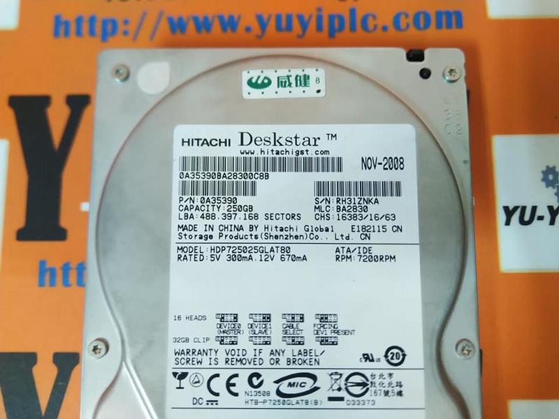 HDT721010SLA360, PN: 0A38722, MLC: BA3115, Hitachi 1Tb 3.5 HDD HDT721010SLA360, PN: 0A38722, MLC: BA3115, Hitachi 1Tb 3.5 HDD